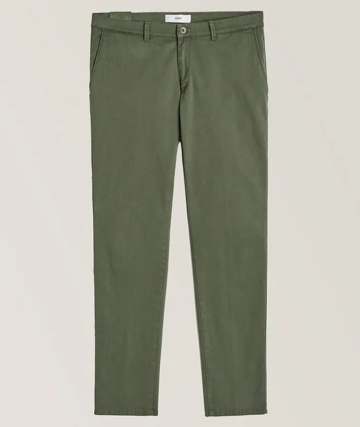 Silvio Stretch Cotton-Lyocell Pants