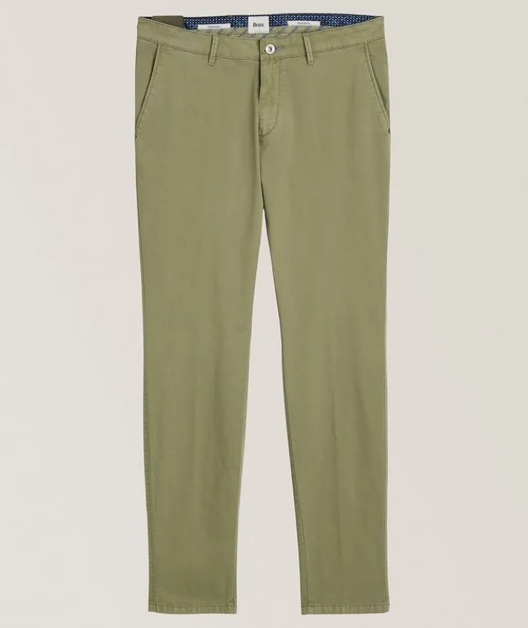 Silvio Triplestone Slim-Fit Chinos