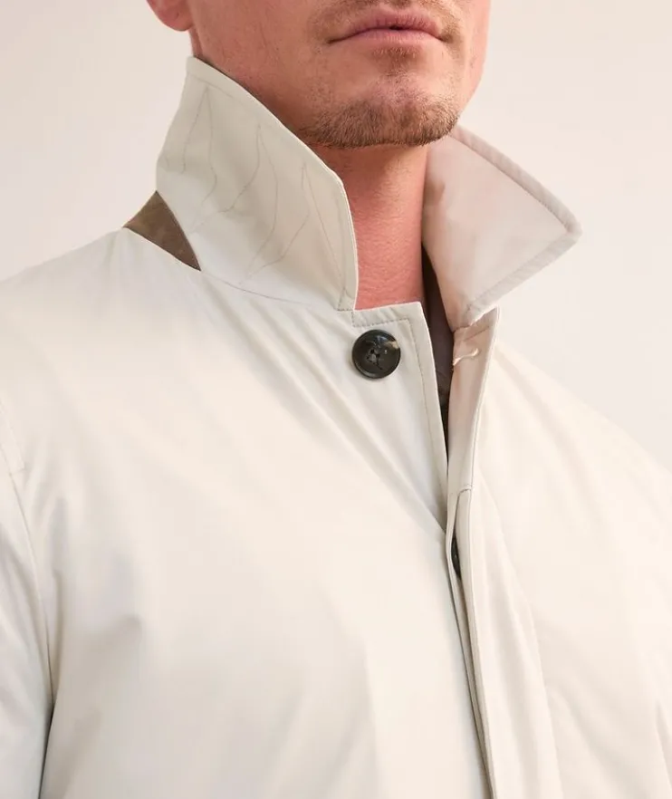 Single-Breasted Raincoat