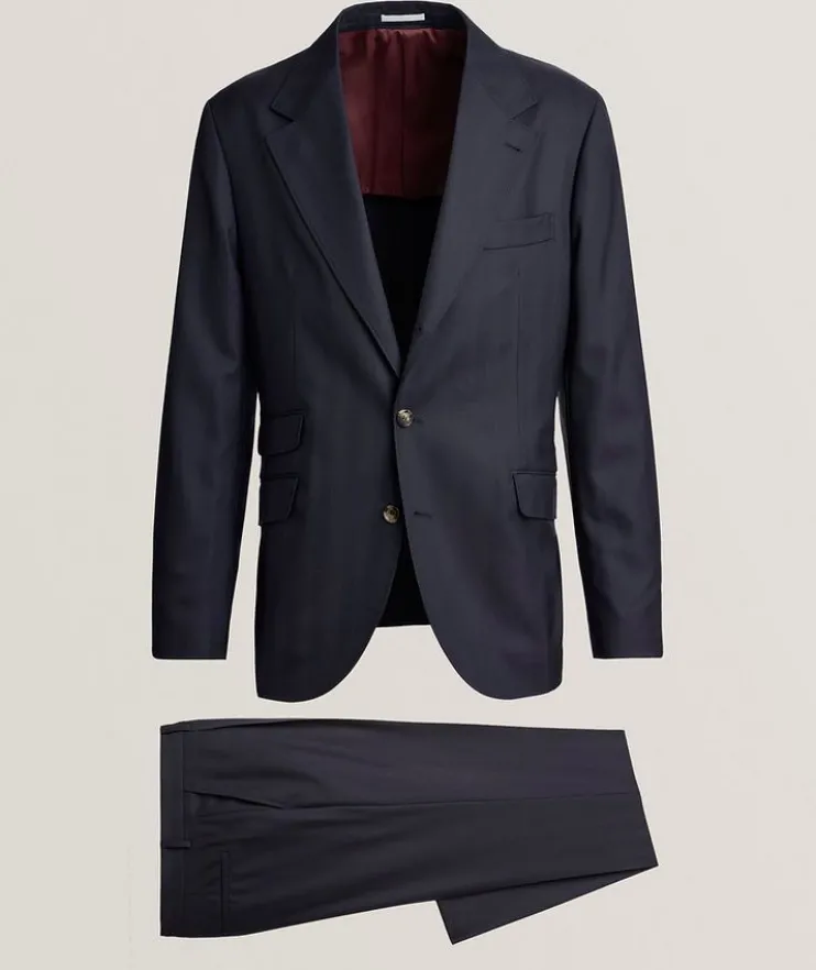 Single-Breasted Virgin Wool Suit