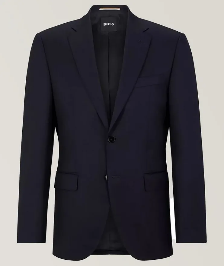 Single-Breasted Virgin-Wool Serge Sport Jacket