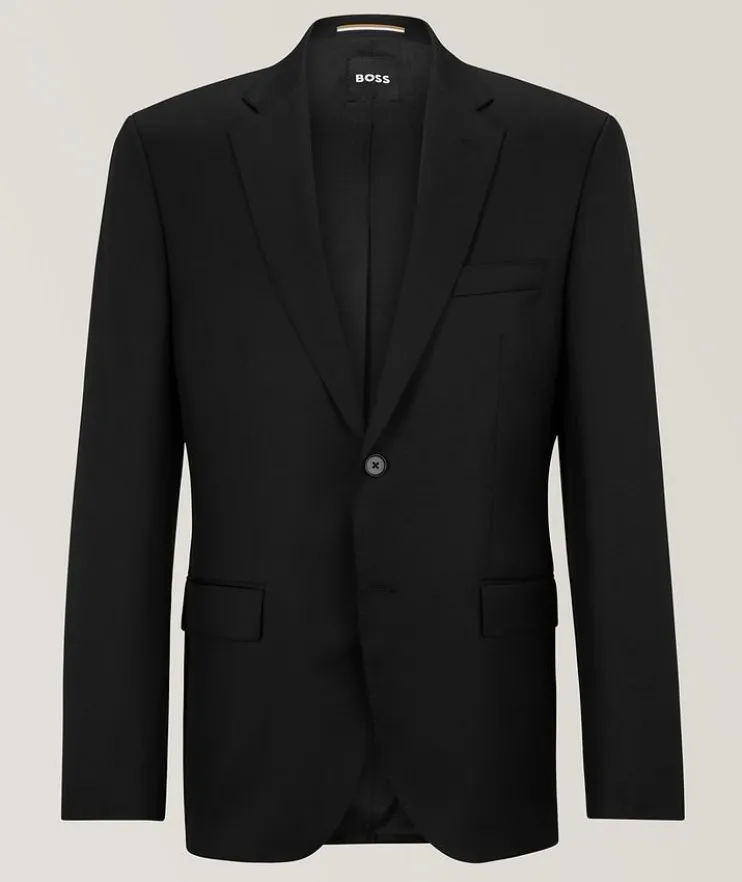 Single-Breasted Virgin-Wool Serge Sport Jacket