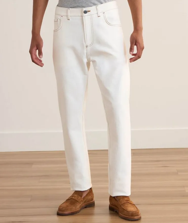 Slim Straight Five-Pocket Jeans