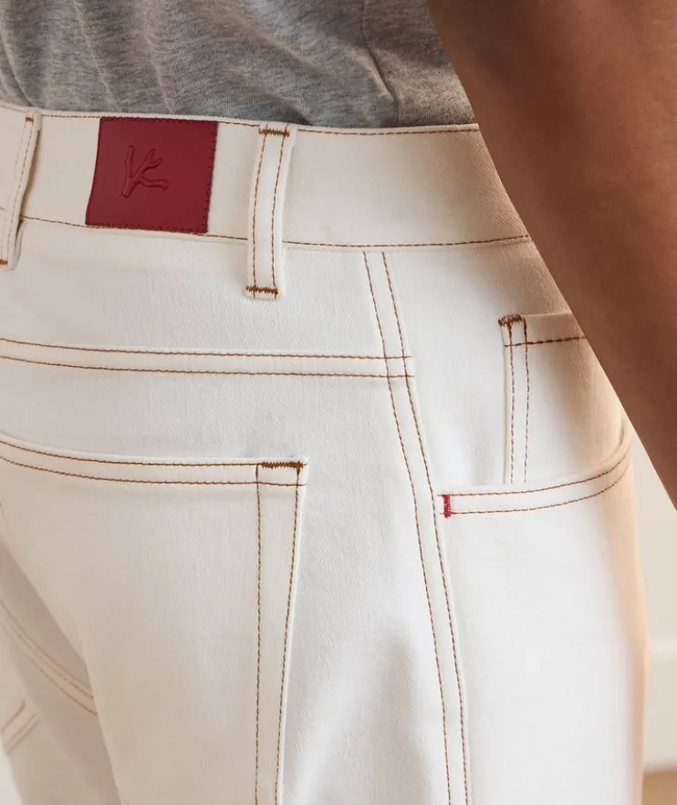 Slim Straight Five-Pocket Jeans