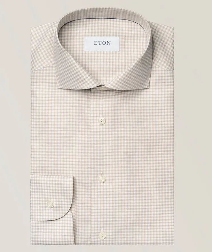 Slim-Fit Check Signature Oxford Dress Shirt