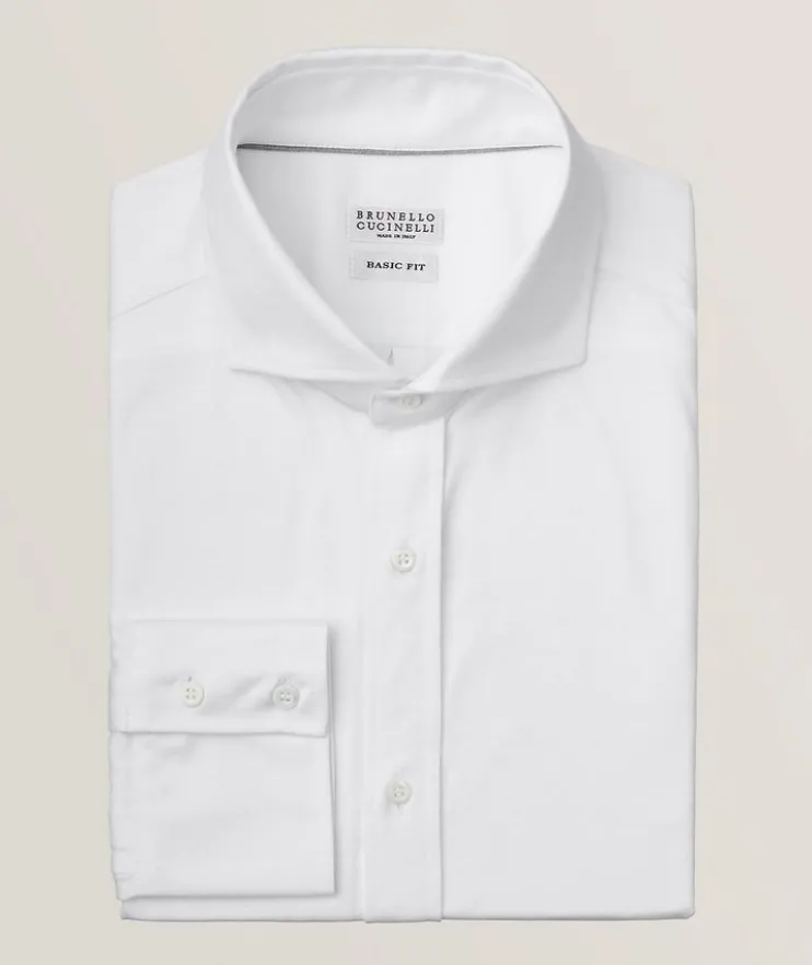 Slim-Fit Cotton Jersey Shirt