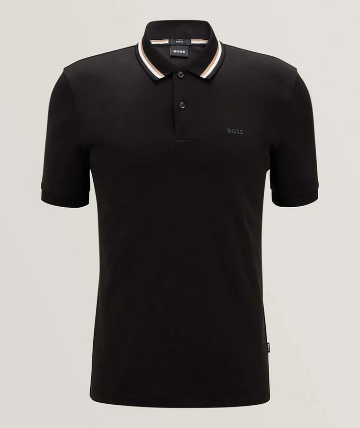 Slim-Fit Cotton Polo Shirt