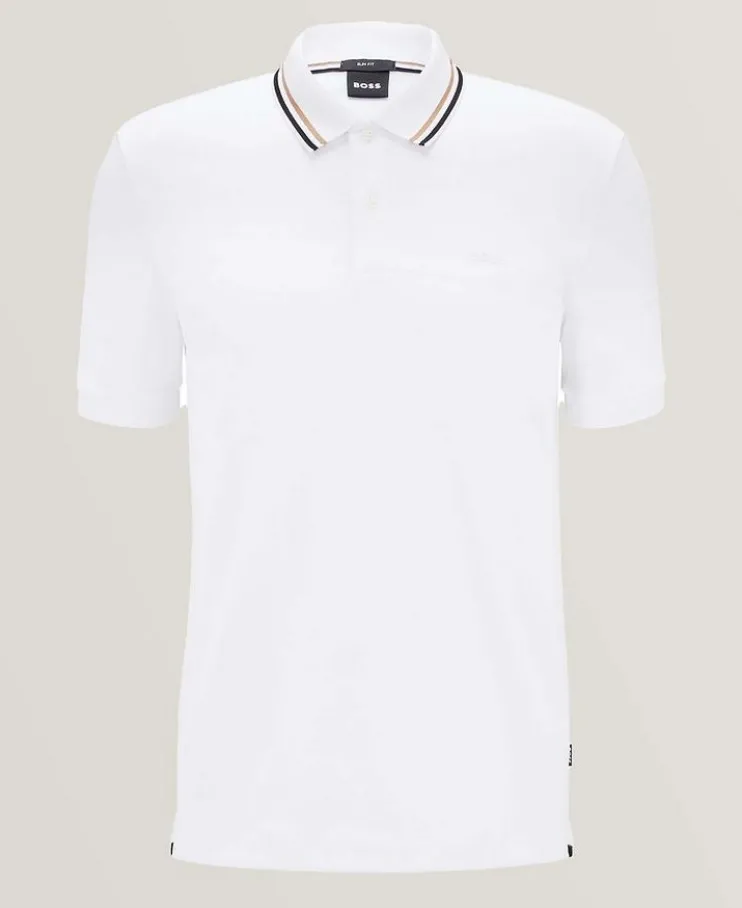 Slim-Fit Cotton Polo Shirt