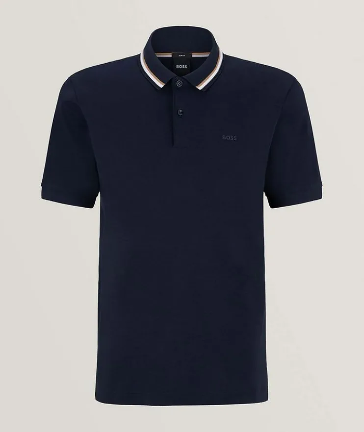 Slim-Fit Cotton Polo Shirt