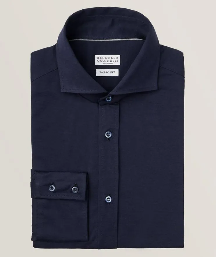 Slim-Fit Cotton Shirt