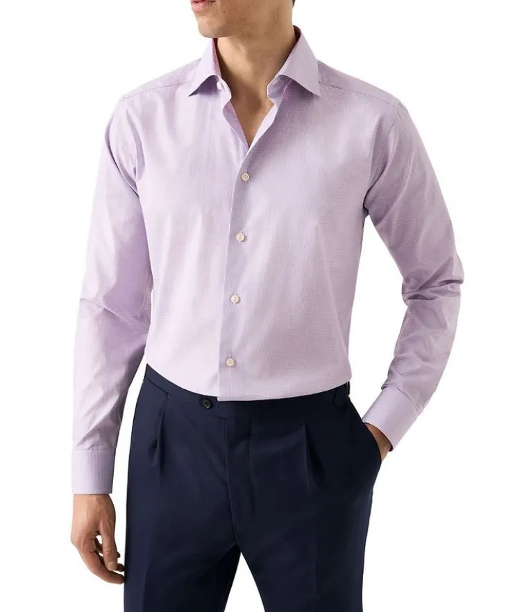 Slim-Fit Dobby Dress Shirt