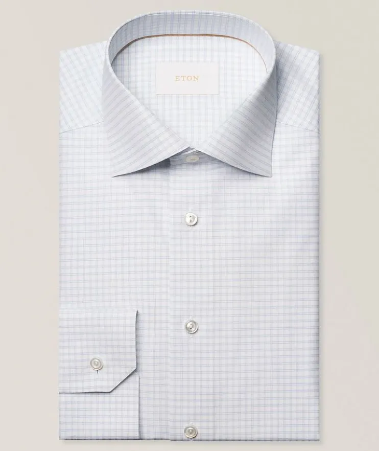 Slim-Fit Elevated Check Dress Shirt