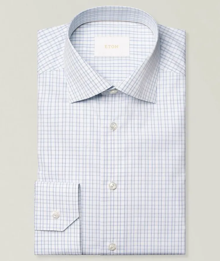 Slim-Fit Elevated Check Dress Shirt