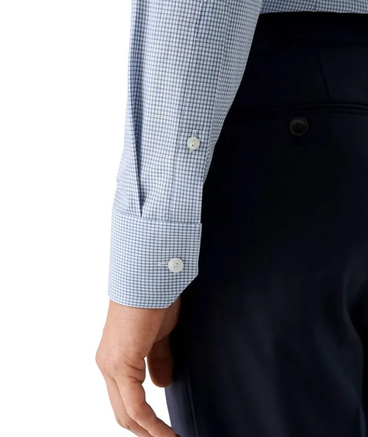 Slim-Fit Elevated 3D Twill Dress Shirt