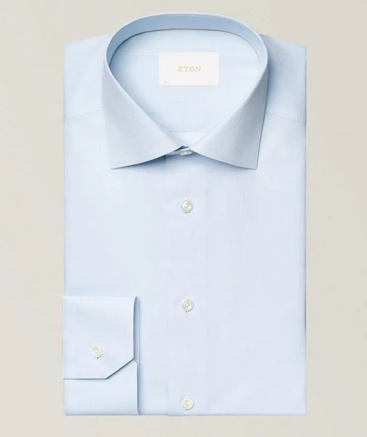 Slim-Fit Elevated Piqué Dress Shirt