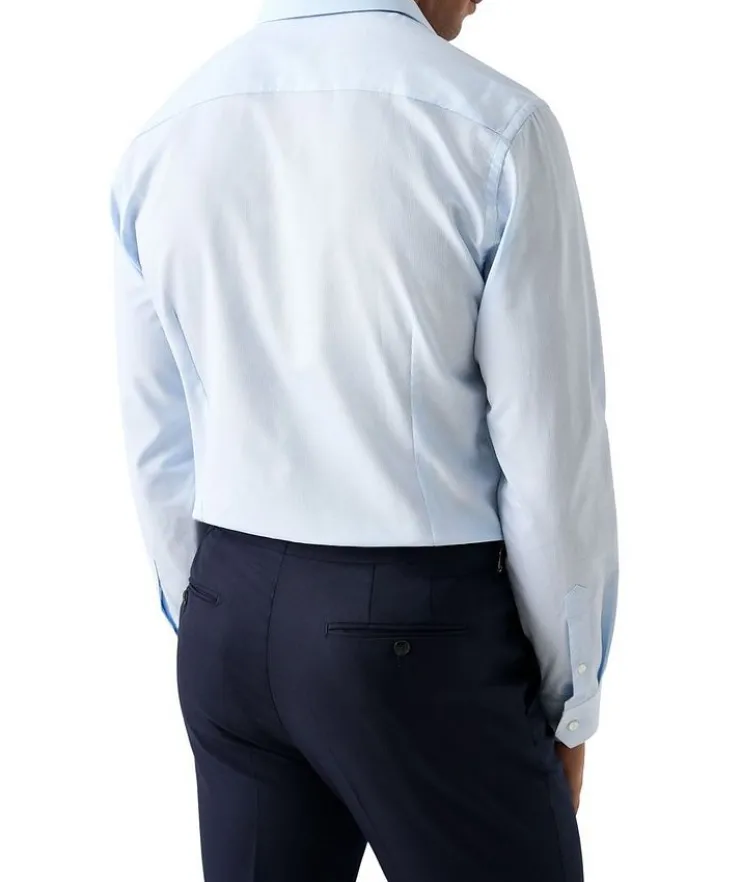 Slim-Fit Elevated Piqué Dress Shirt