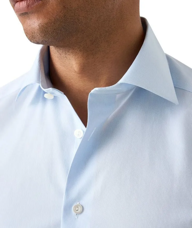 Slim-Fit Elevated Piqué Dress Shirt