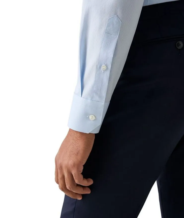 Slim-Fit Elevated Piqué Dress Shirt