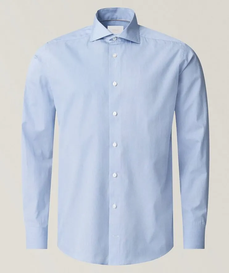 Slim-Fit Elevated Stripe Dress Shirt