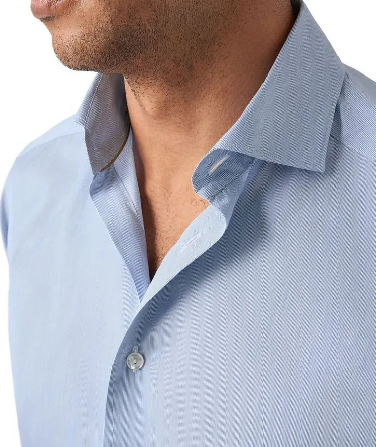 Slim-Fit Elevated Stripe Dress Shirt