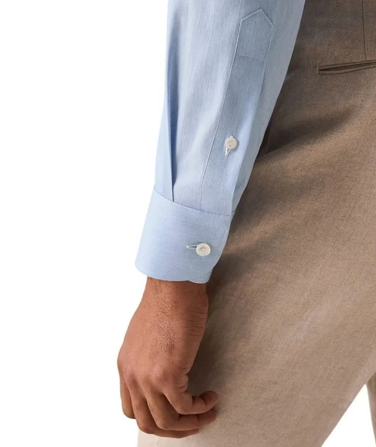 Slim-Fit Elevated Stripe Dress Shirt