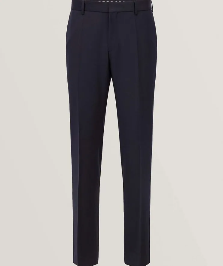 Slim-Fit Formal Virgin Wool Trousers