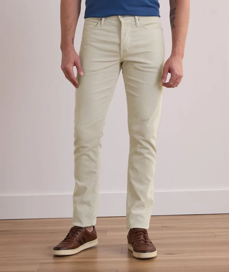 Slim-Fit Micro-Corduroy Pants