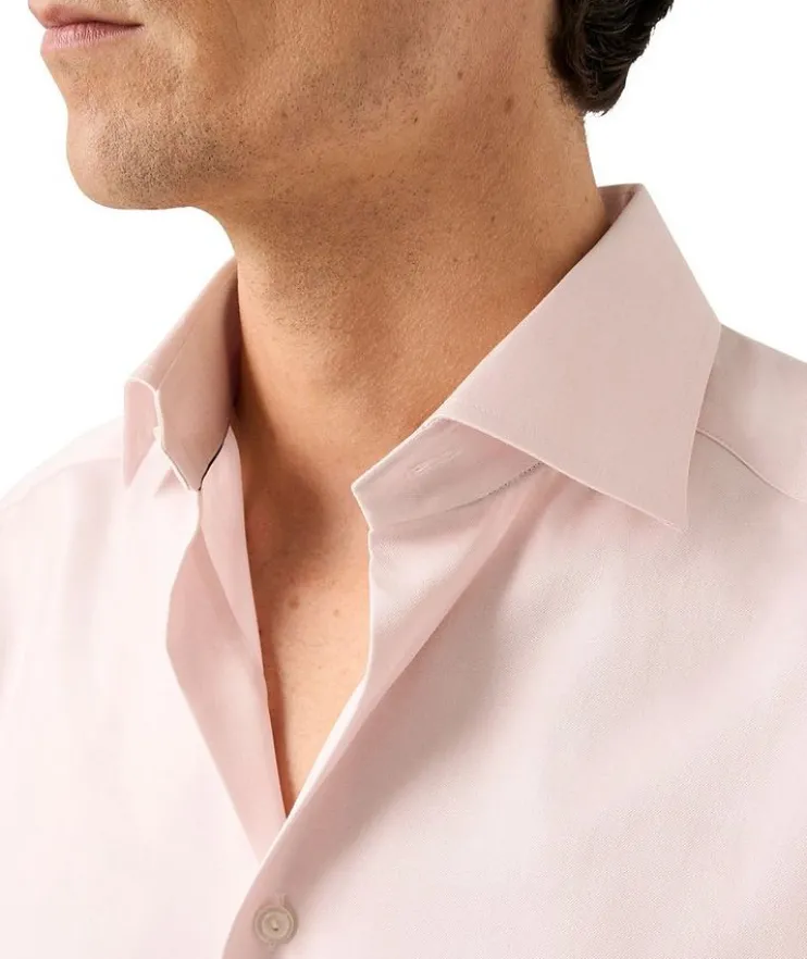 Slim-Fit Mélange Dress Shirt