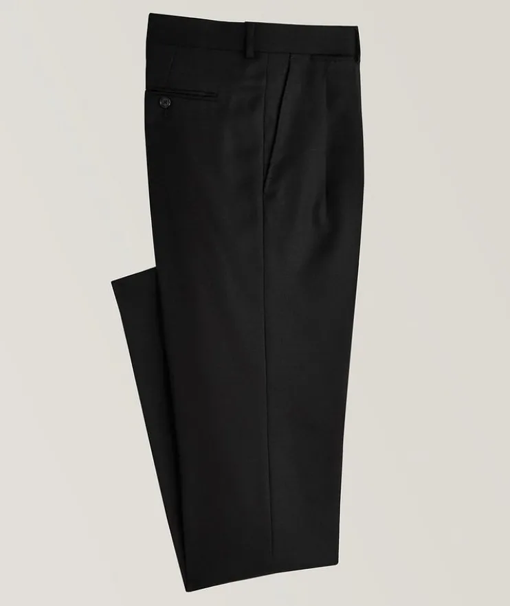 Slim-Fit Mohair And Viscose Dress Pants