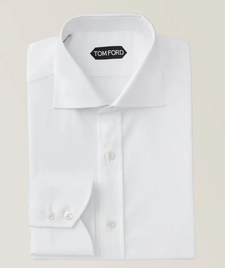 Slim-Fit Natural Stretch Dress Shirt