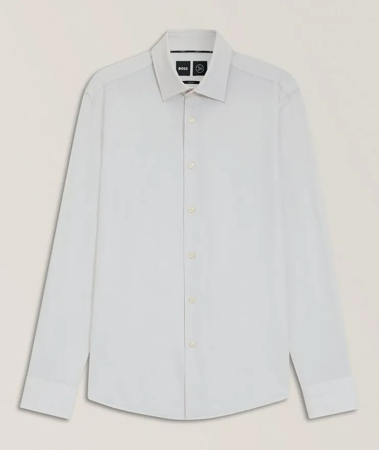 Slim-Fit Performance-Stretch Dress Shirt
