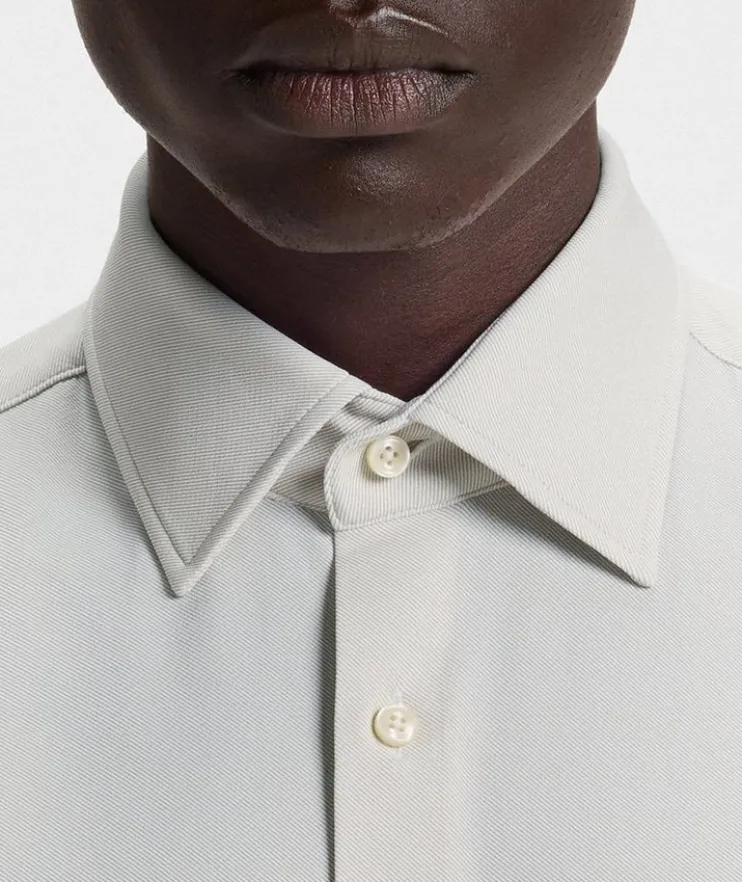 Slim-Fit Performance-Stretch Dress Shirt