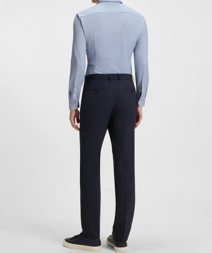 Slim-Fit Printed Dress Shirt