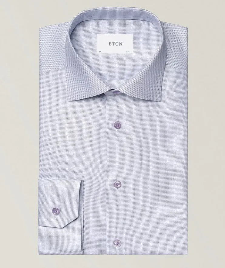 Slim-Fit Semi-Solid Shirt
