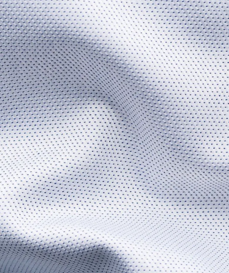 Slim-Fit Semi-Solid Twill Dress Shirt