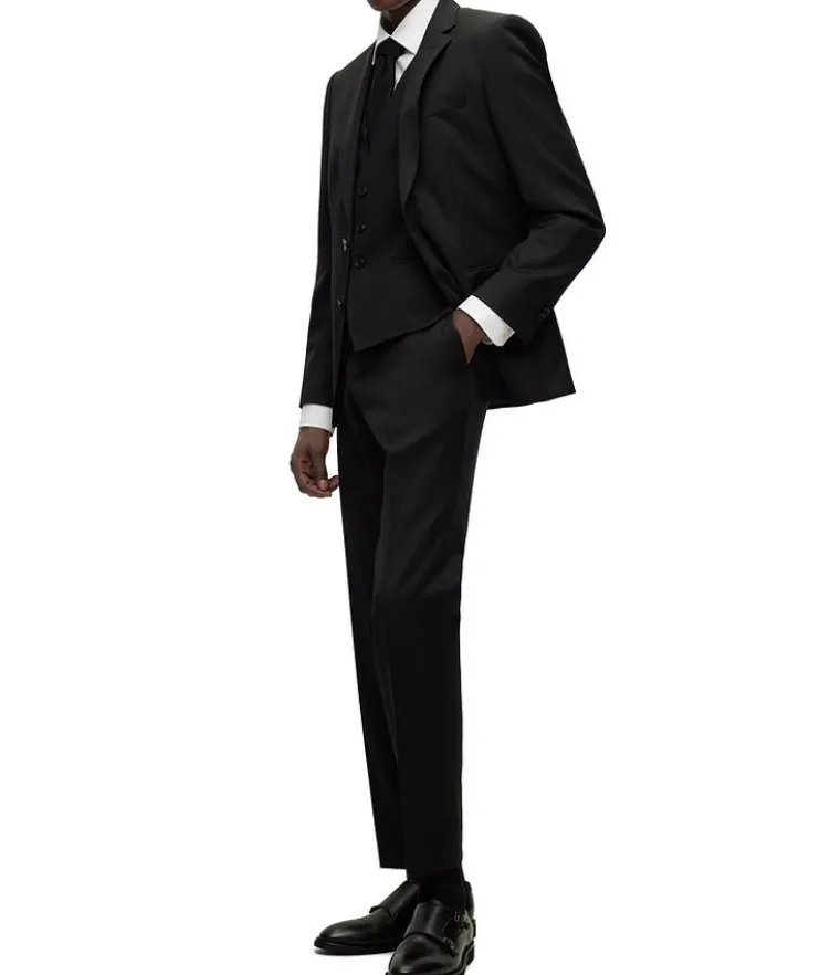 Slim-Fit Solid Dress Shirt