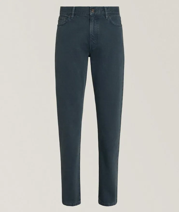 Slim-Fit Stone-Washed Roccia Jeans