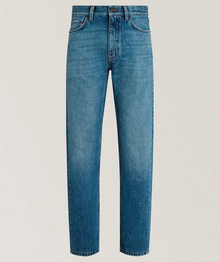 Slim-Fit Stone-Washed Roccia Jeans