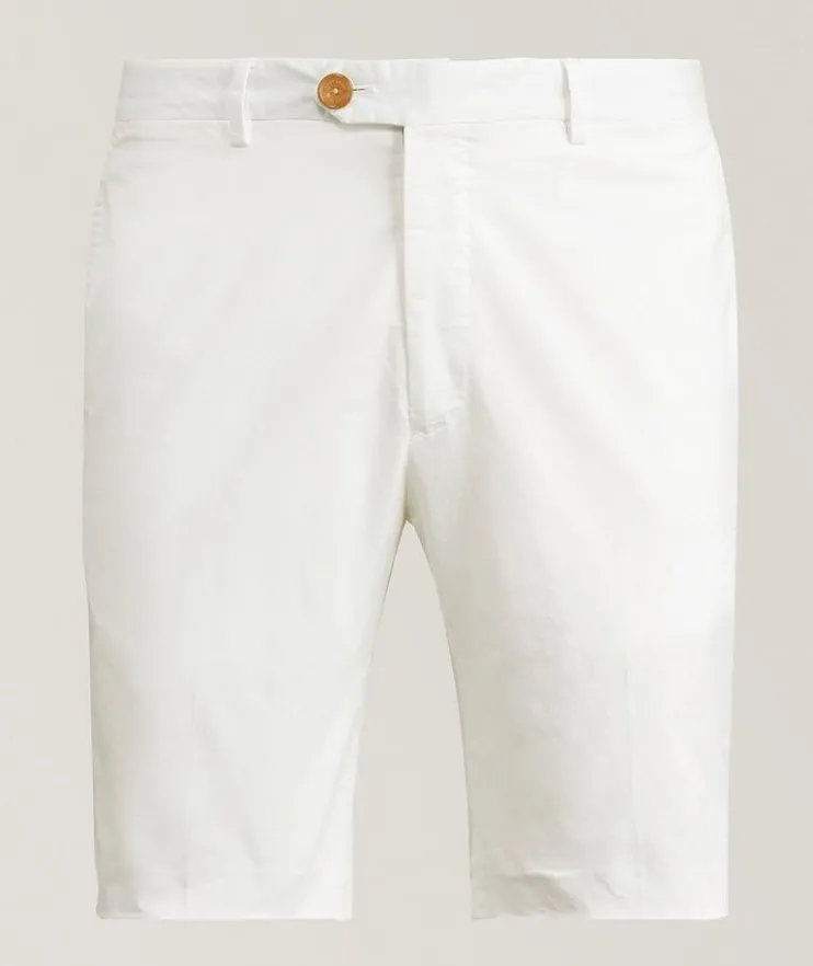 Slim-Fit Stretch-Cotton Chino Shorts