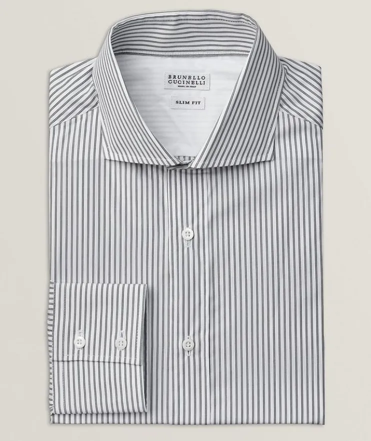 Slim-Fit Striped Shirt