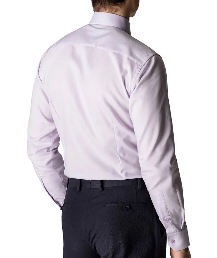 Slim-Fit Textured Dress Shirt