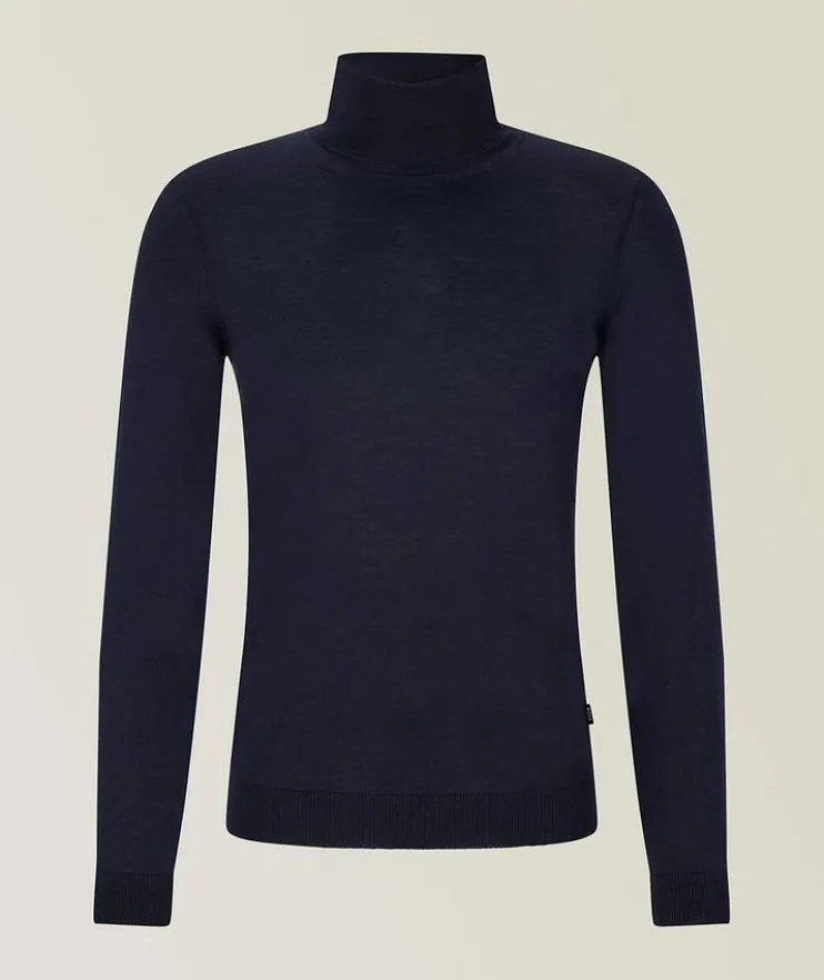 Slim-Fit Virgin Wool Rollneck Sweater