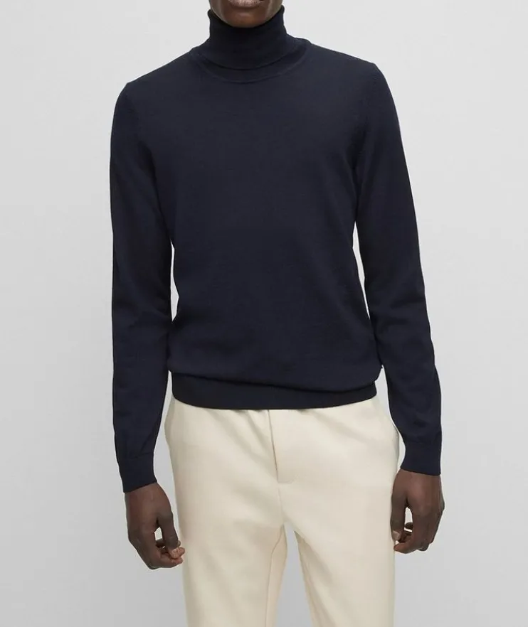 Slim-Fit Virgin Wool Rollneck Sweater