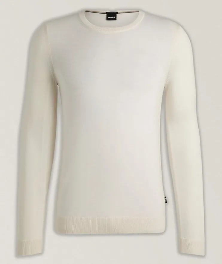 Slim-Fit Virgin Wool Sweater