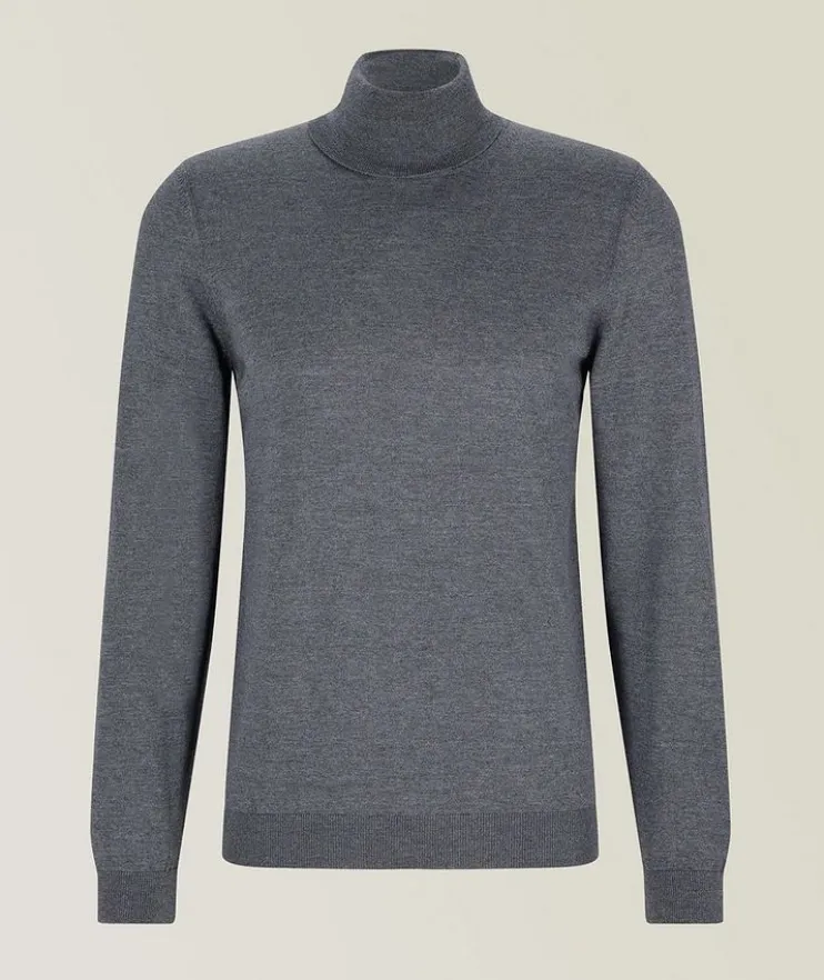 Slim-Fit Virgin Wool Rollneck Sweater