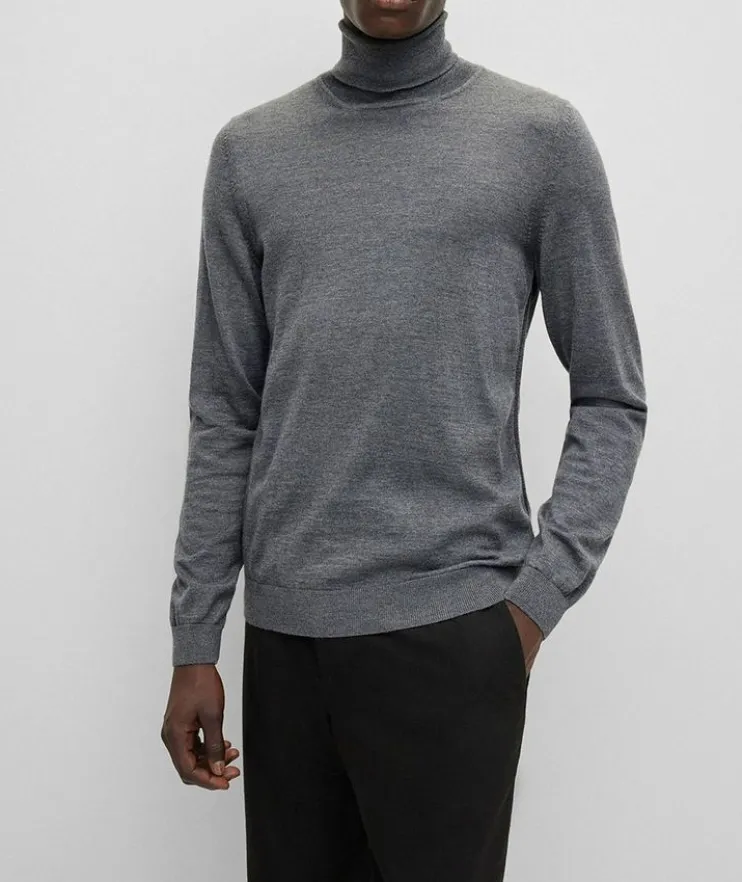 Slim-Fit Virgin Wool Rollneck Sweater
