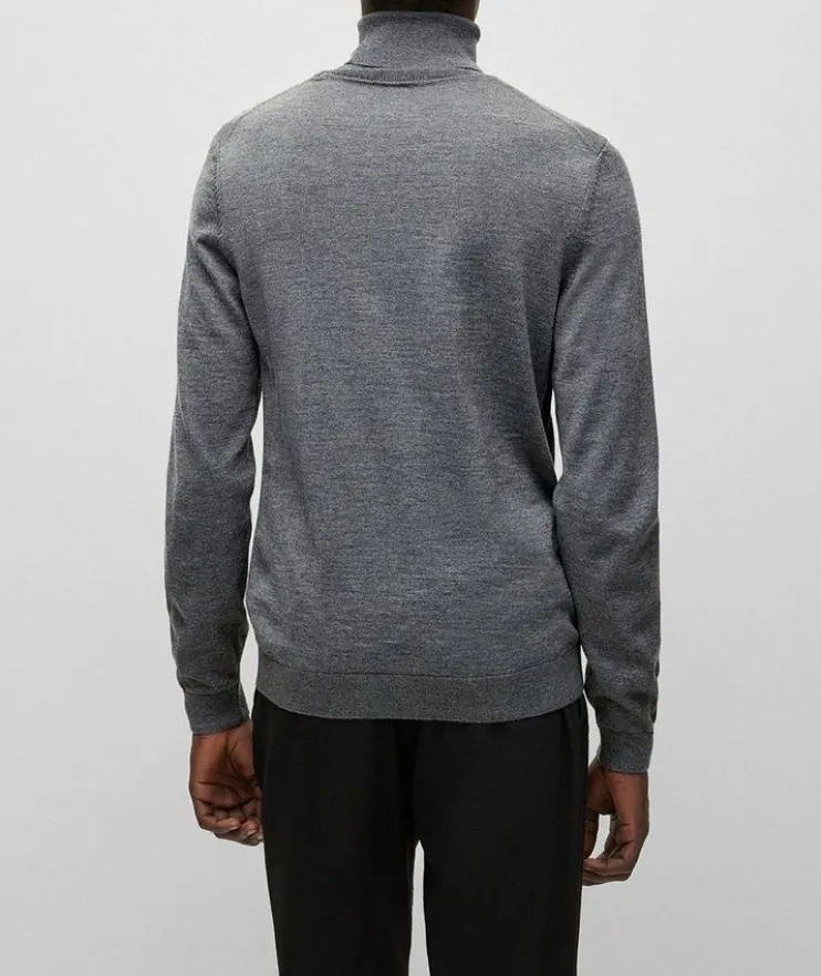 Slim-Fit Virgin Wool Rollneck Sweater