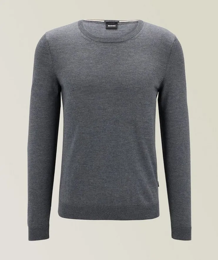 Slim=Fit Virgin Wool Sweater