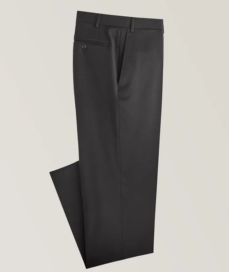 Slim-Fit Wool Dress Pants