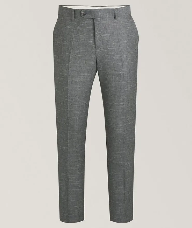 Slim-Fit Wool-Blend Dress Pants